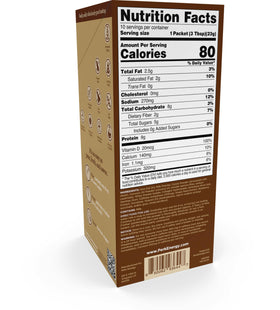 Perk Dutch Hot Cocoa ready-to-mix stick pack displayed on a desk for a convenient pick-me-up