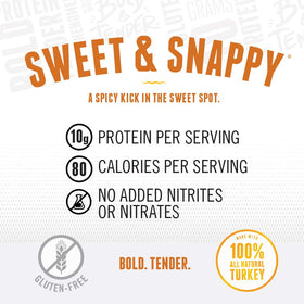 Perky Jerky melt-in-mouth tender texture and bold spice in every bite.