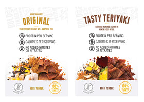 Perky Jerky turkey original 1oz bag, classic school lunch option