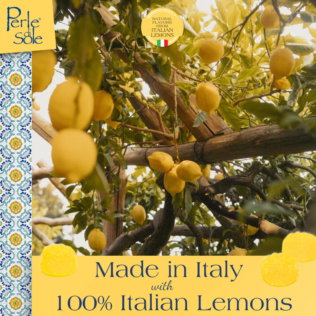 Perle di Sole Amalfi coast citrus jellies capture Italian sunshine.