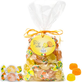 Perle di Sole orange-lemon soft candies for citrus-inspired everyday treat.