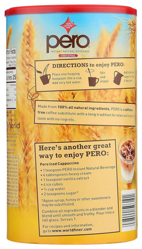 Pero Instant Natural Beverage flavor close-up suggesting rich natural taste