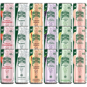 Perrier Forever variety pack front view for versatile sipping at home.