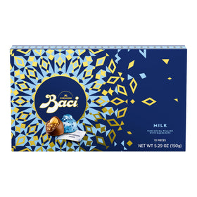 Perugina milk chocolate box with star foil, perfect for gifting.