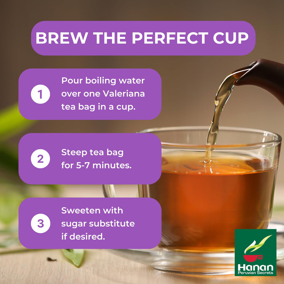 Valerian root sourced from Peruvian rainforest supports natural flavor origin