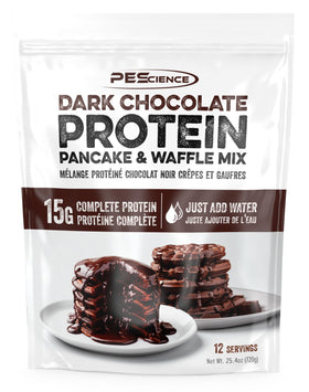 PEScience Protein Pancake Mix served on a plate for fluffy, protein-packed breakfast