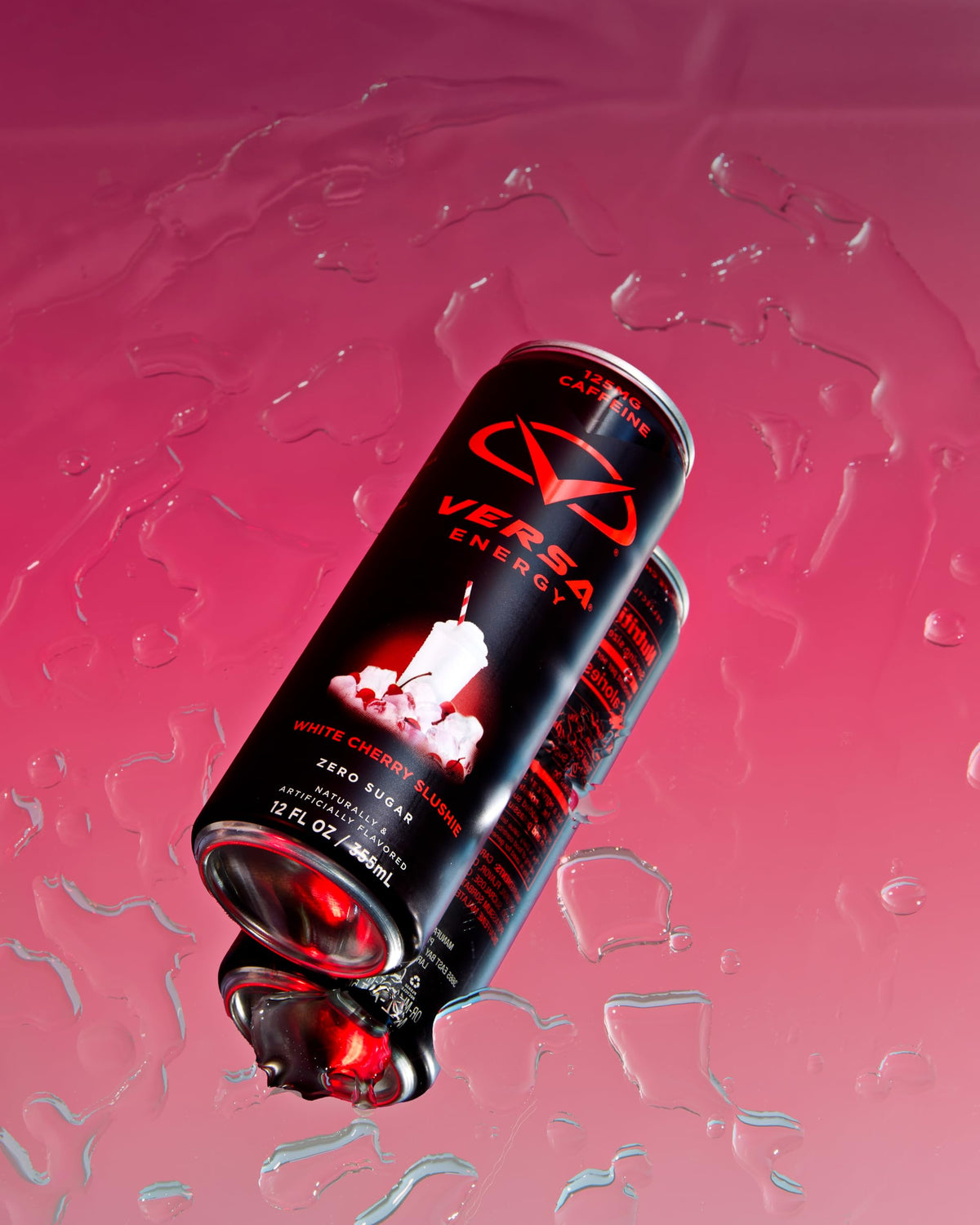 Case of 12 Versa Energy 12 oz cans ready for on-the-go fuel