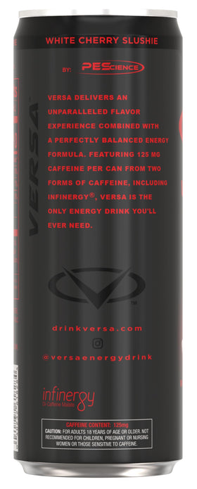 Recyclable aluminum Versa Energy cans support sustainable packaging
