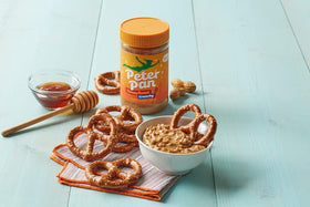 Peter Pan Crunchy Honey Roast Peanut Spread in baking adds rich peanut sweetness.