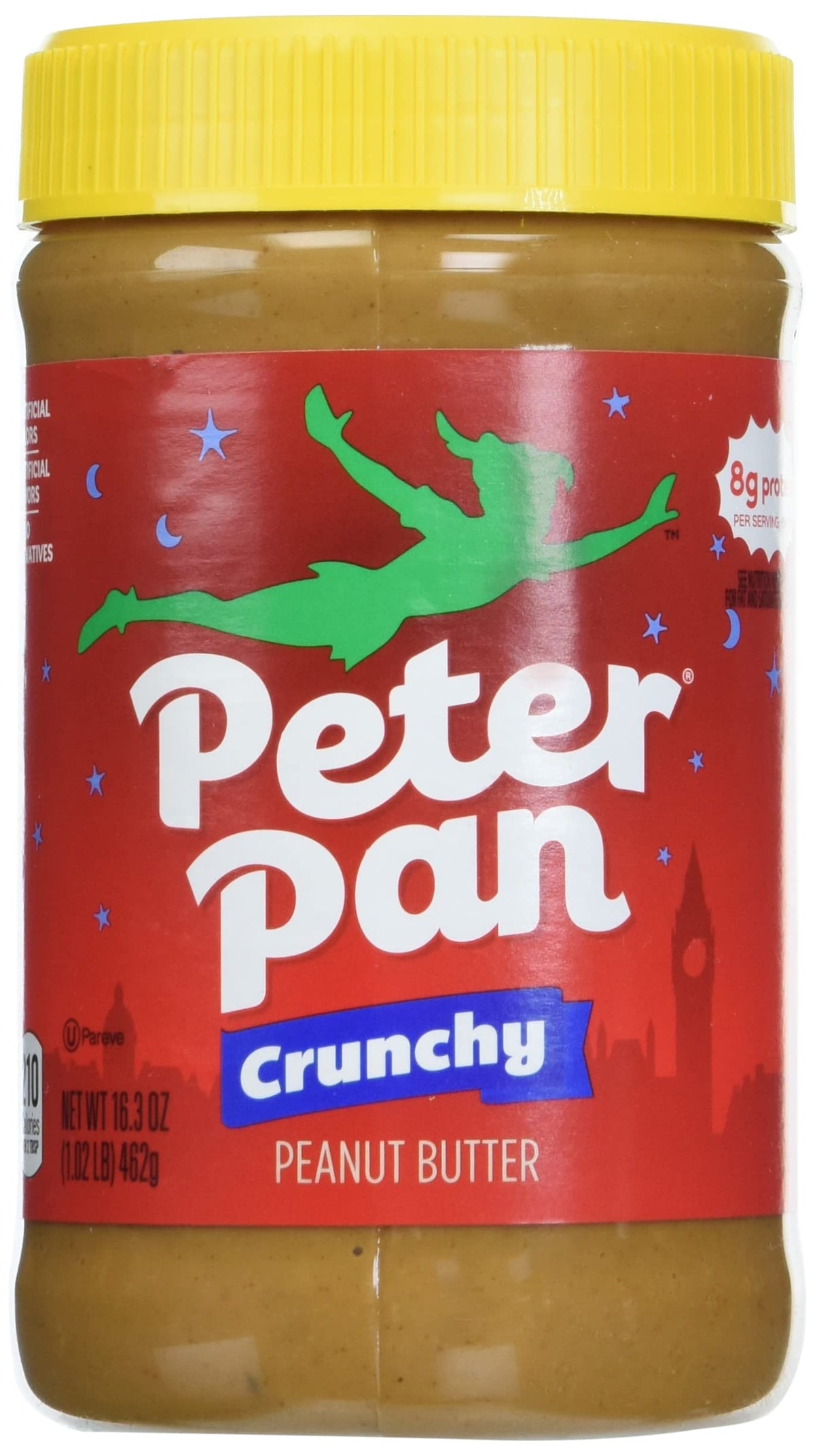 Peter Pan Crunchy Peanut Butter as a dip for apple slices.