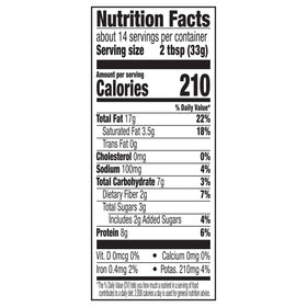 Gluten-free Peter Pan Crunchy Peanut Butter on crackers for a quick snack.