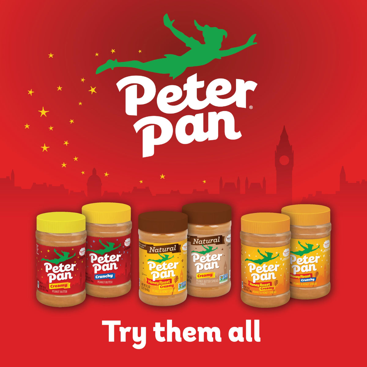 Peter Pan spread for dipping apples or crackers as a tasty snack