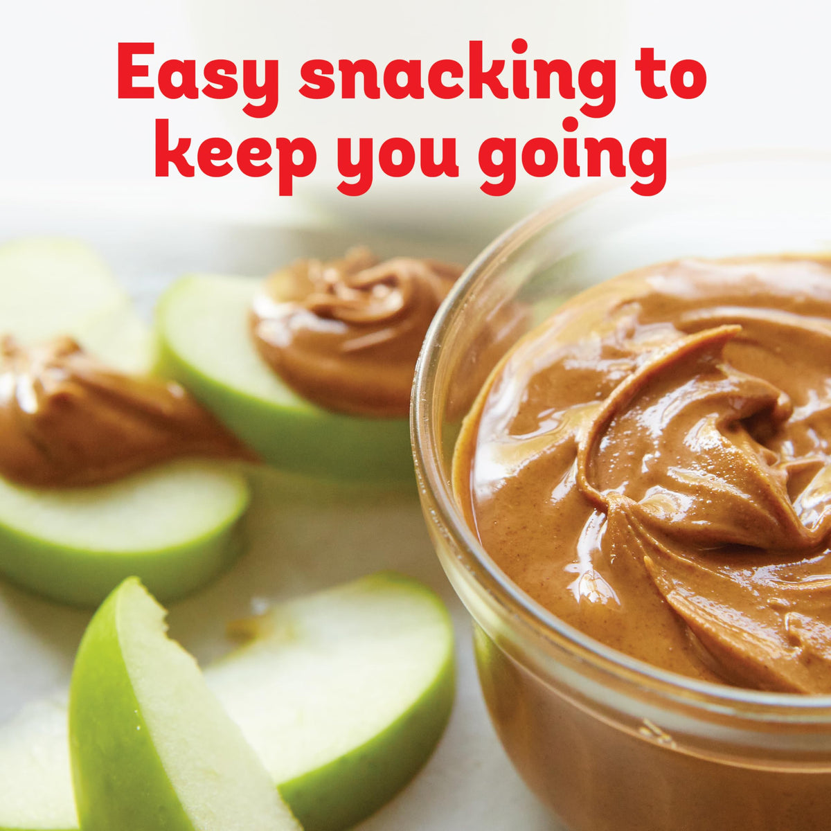 Peter Pan Creamy PB spread on toast for quick breakfast.