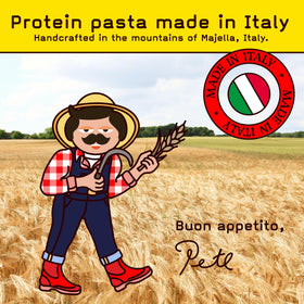 Pete's Pasta fettuccine cooking shot conveys ready-to-serve weeknight options for you.