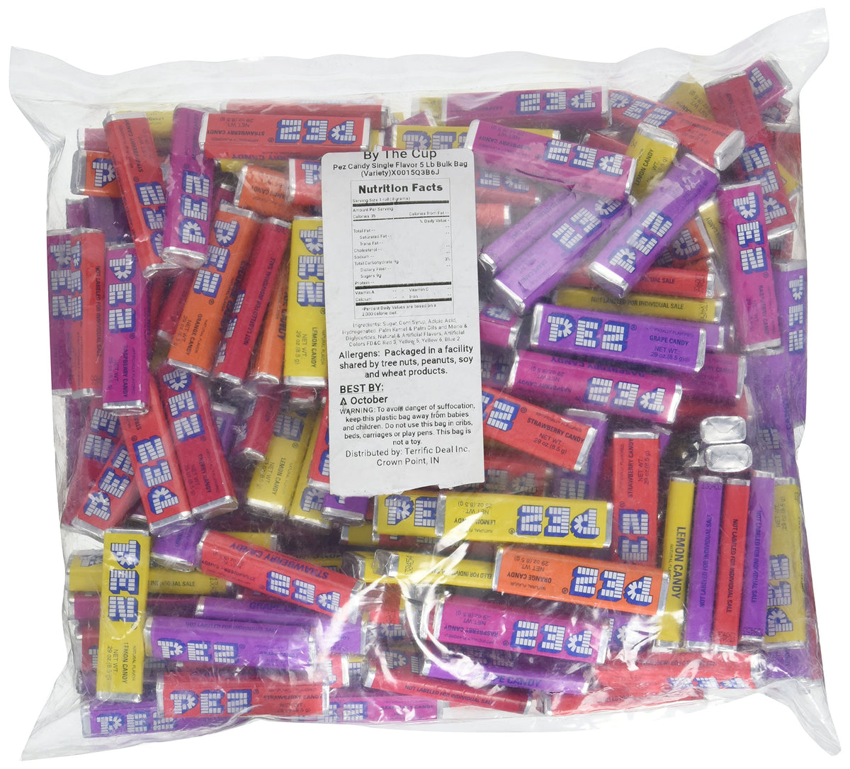 PEZ candy 5 lb bulk bag with mixed flavors ideal for party favors and celebrations