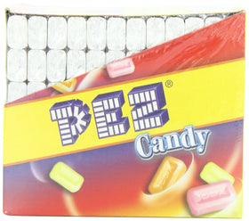 Assorted fruit flavors in PEZ refills provide variety for snacking.