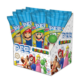 PEZ Nintendo Mario dispenser for playful snacking at parties.