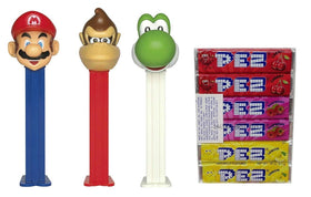PEZ Nintendo Mario dispenser on display, great for desks and play areas.