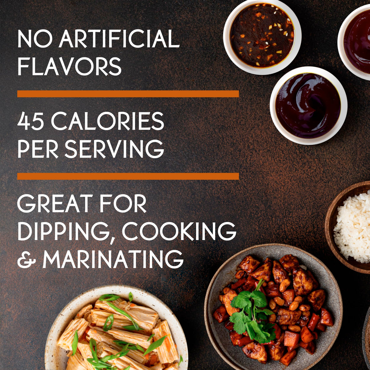 P.F. Chang's Mongolian Style BBQ Sauce glaze stirred into a hot wok with mushrooms.