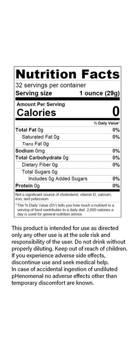Measuring cup with Phenomenal Water concentrate for precise preparation