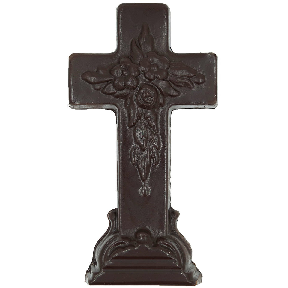 Philadelphia Candies Easter Cross in solid dark chocolate for Easter celebrations
