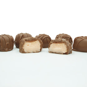 Philadelphia Candies Orange Creams in milk chocolate box front view, ideal for gifting.