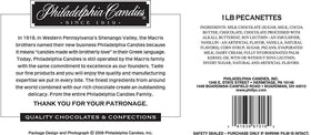 Philadelphia Candies Pecanettes milk chocolate clusters with vanilla caramel—great everyday treat