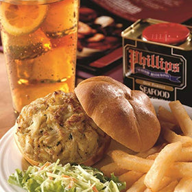 Phillips Seafood Seasoning chicken wings close-up suggests bold flavor.