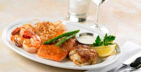 Phillips Seafood Seasoning shrimp plate highlights enhanced taste and aroma.