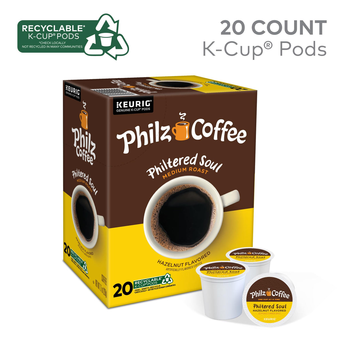 Philz Philtered Soul cup steaming with hazelnut aroma for busy mornings
