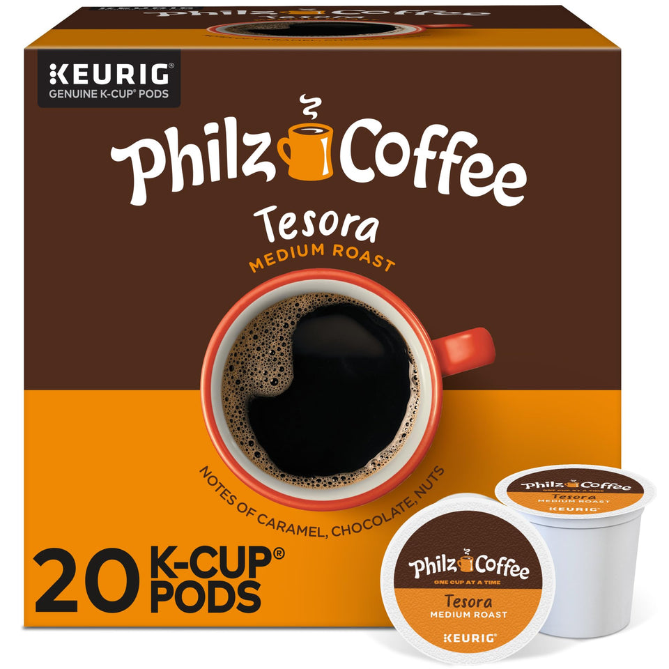 Philz Coffee Tesora k-cup packaging for convenient home brewing