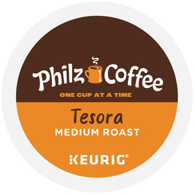 Philz Tesora display promoting a familiar coffee ritual