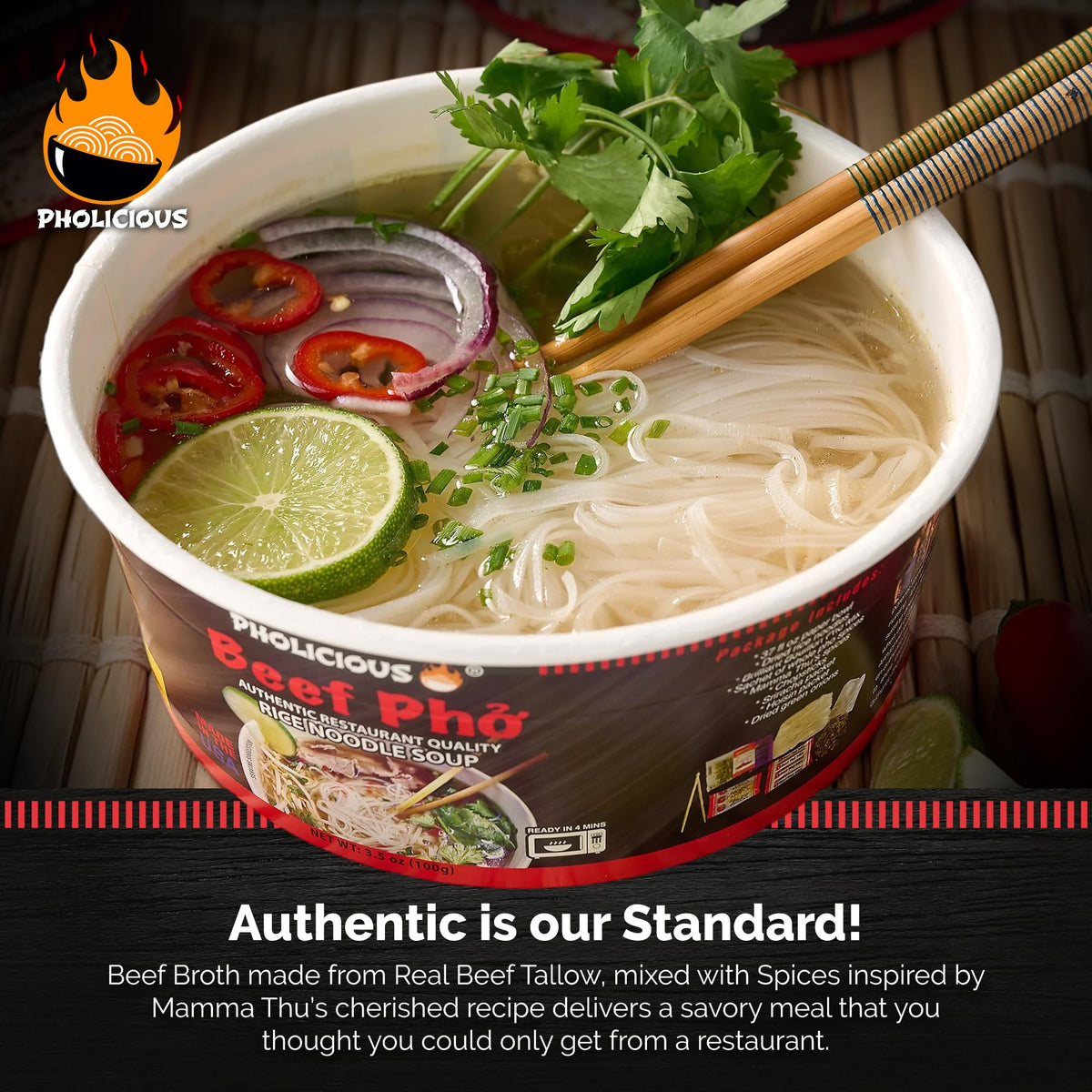PhoLicious Pho seasoning broth pack adds authentic flavor for home cooking