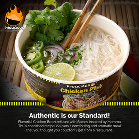 PhoLicious spice blend creates a rich, aromatic broth.
