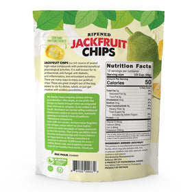 Pho'nomenal ripened jackfruit chips served in a bowl, ideal for sharing.