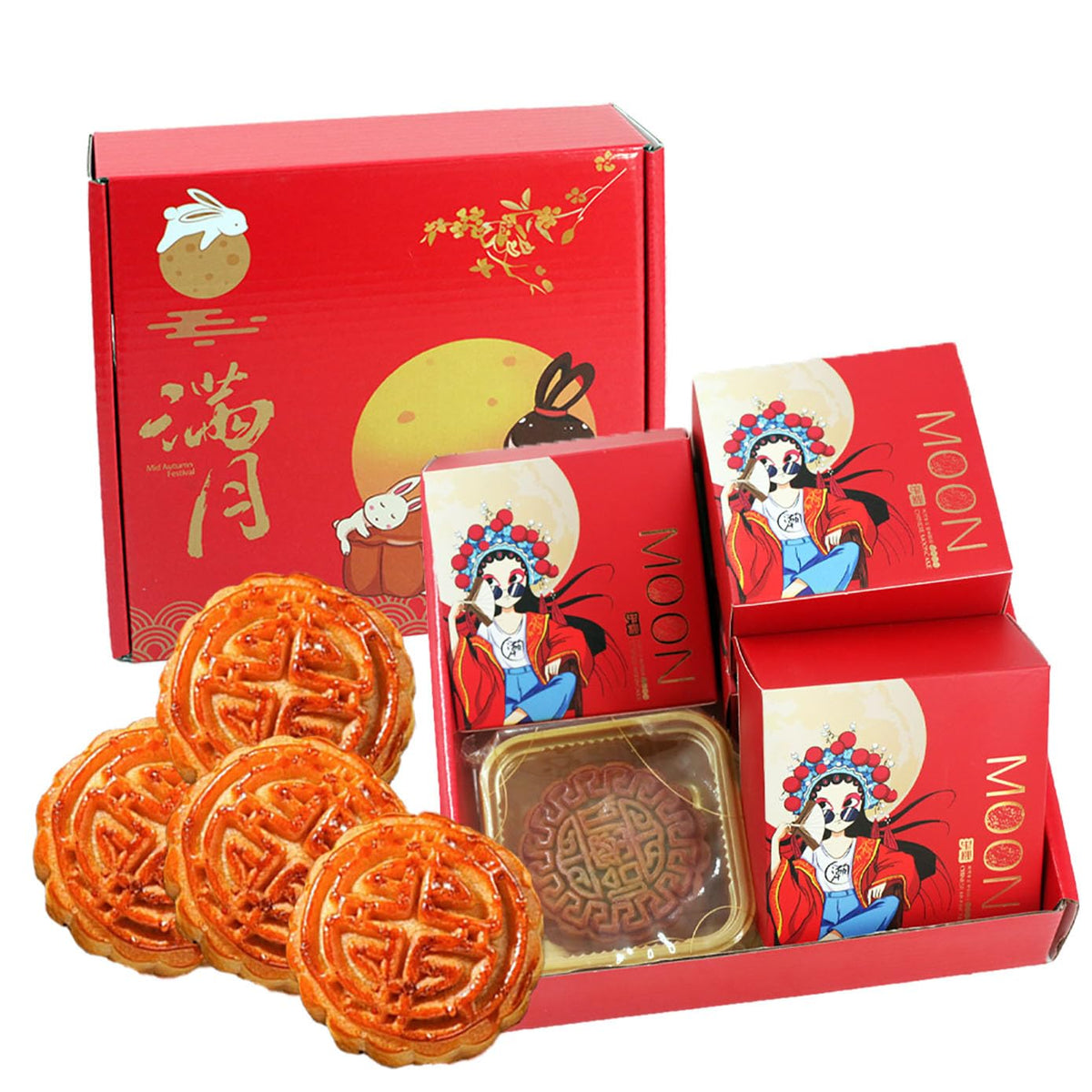 Phuumy mooncakes package box highlights festive, gift-ready presentation.
