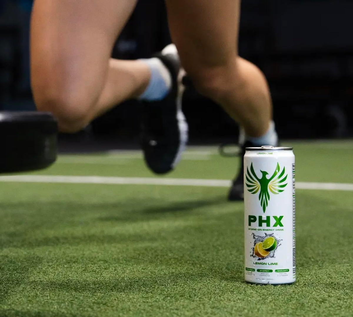 PHX cold can in cooler for convenient refreshment.
