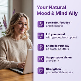 PHYTOCHOICE saffron label front reinforces premium saffron extract for daily mood support.