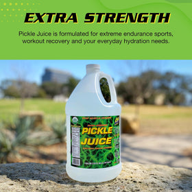 Pouring Pickle Juice into a glass to replenish electrolytes during workouts.
