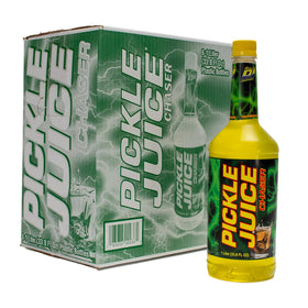 Pickle Juice Chaser 1-Liter bottle front view for quick electrolyte hydration and cramps relief