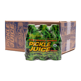 Pickle Juice sports drink bottle-front showing compact 8 oz packaging for on-the-go relief
