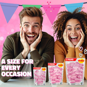 Perfect for sharing in gatherings, a 1 lb bag from Pickmix Candy Sweden.
