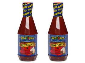pico pica hot sauce 2-pack front view, ready to spice up tacos and eggs