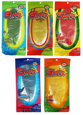 Pigui Mega PG Slaps Tropical lollipops for vibrant party flavor moments.