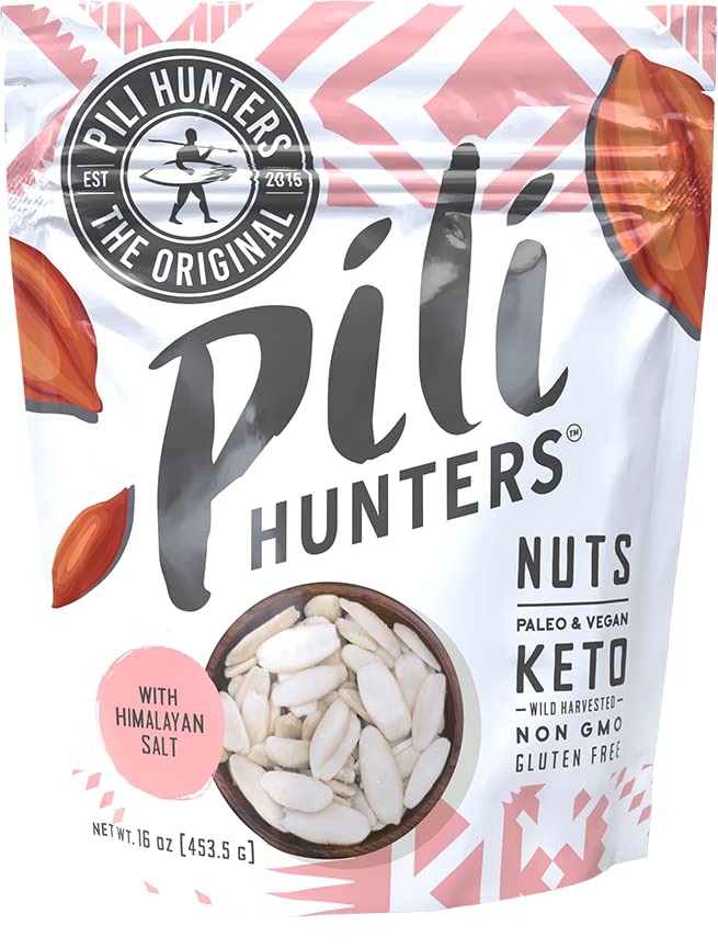 Pili Hunters wild sprouted pili nuts bag for keto-friendly snacking