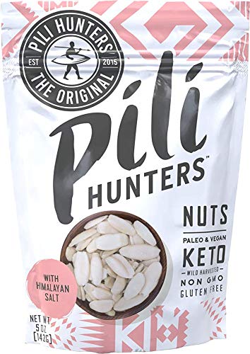 Pili Hunters wild sprouted pili nuts in a resealable pack for on-the-go energy.