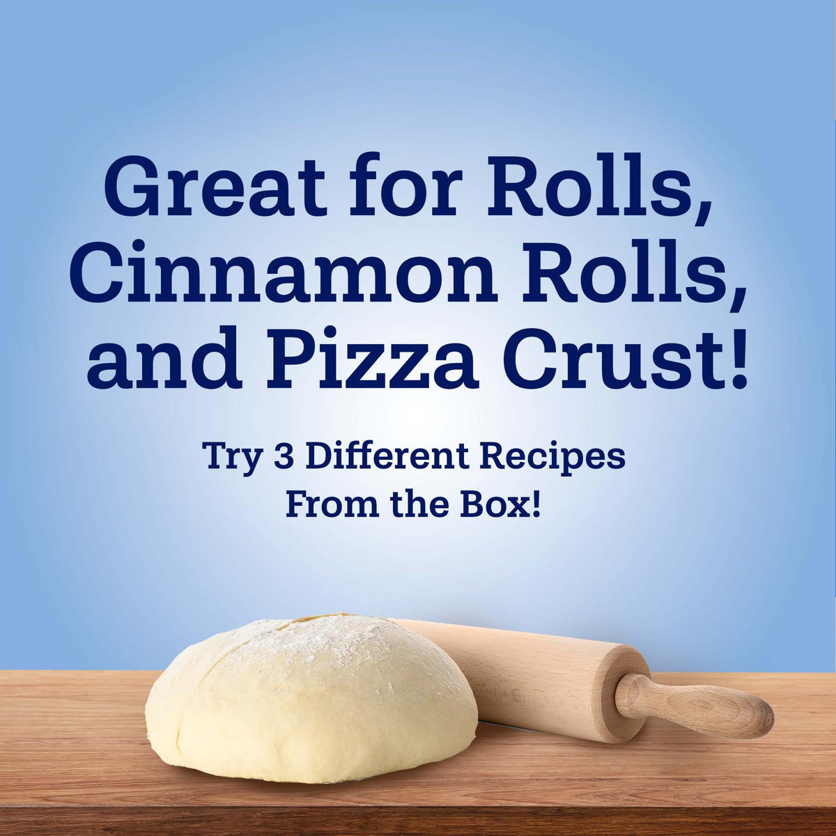 Pillsbury hot roll dough rising into soft dinner rolls