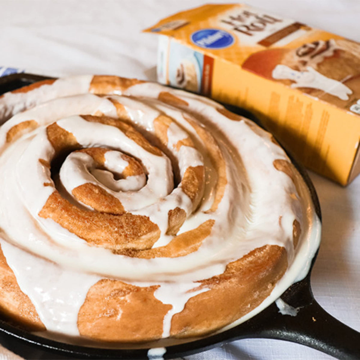 Pillsbury Hot Roll Mix dough being rolled into shapes for rolls.