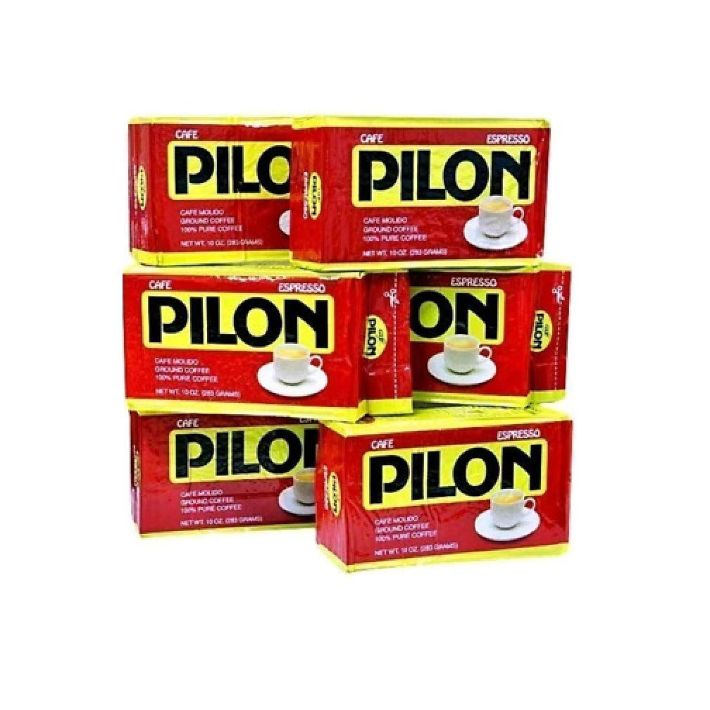 PILON espresso-ground cup close-up releasing inviting aroma for mornings