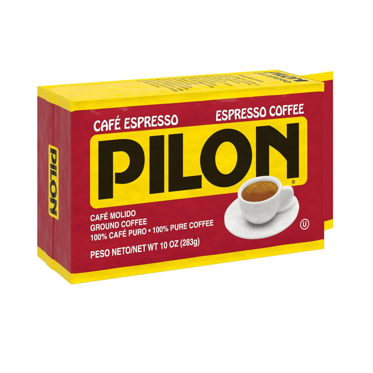 PILON ground espresso coffee cup with crema ideal for espresso machines